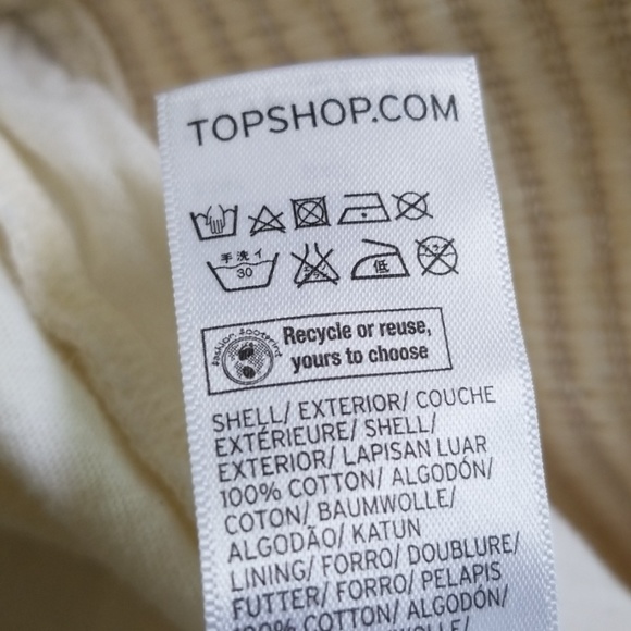 Topshop Crocheted Boho Gypsy Surfer Shorts - Picture 8 of 9